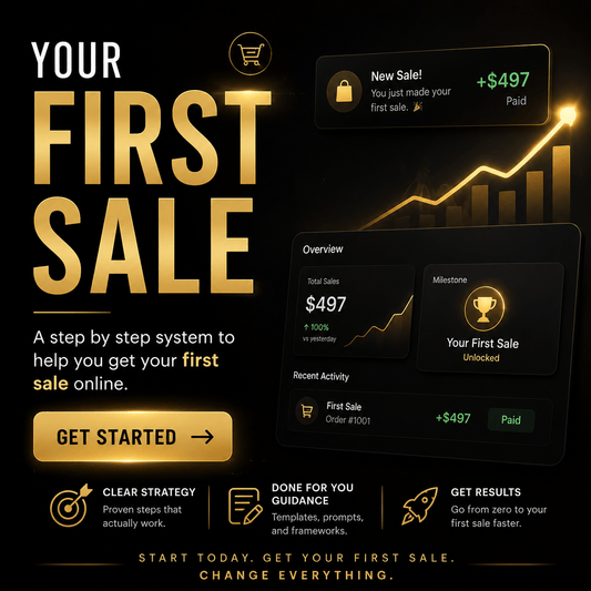 Get Your First Sale Book - Content Pays You