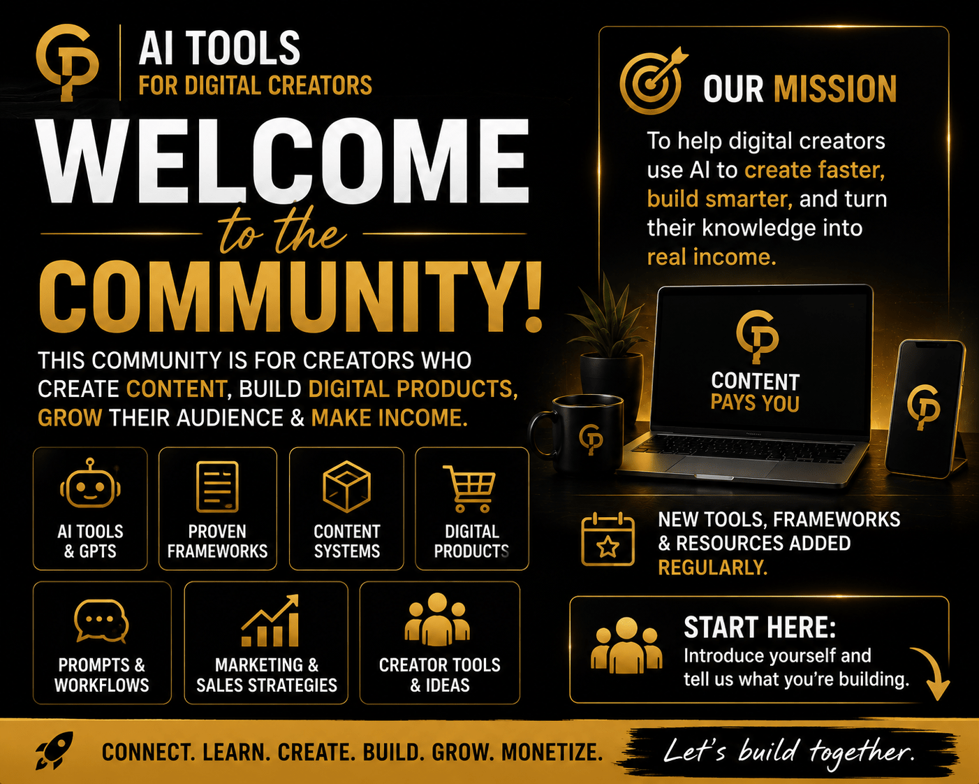 Ai Tools For Digital Creators - Skool - Content Pays You