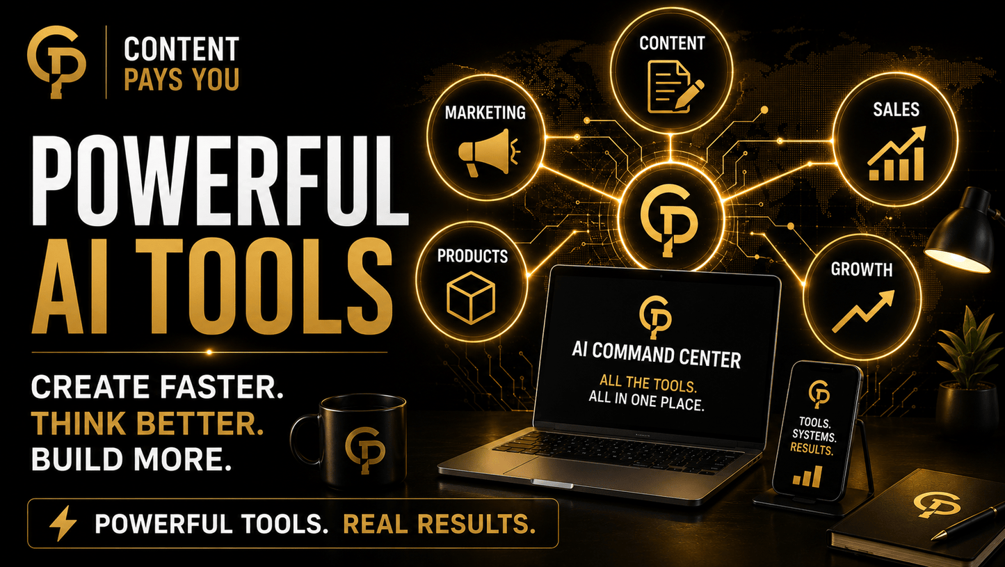 Ai Tools For Digital Creators - Skool - Content Pays You