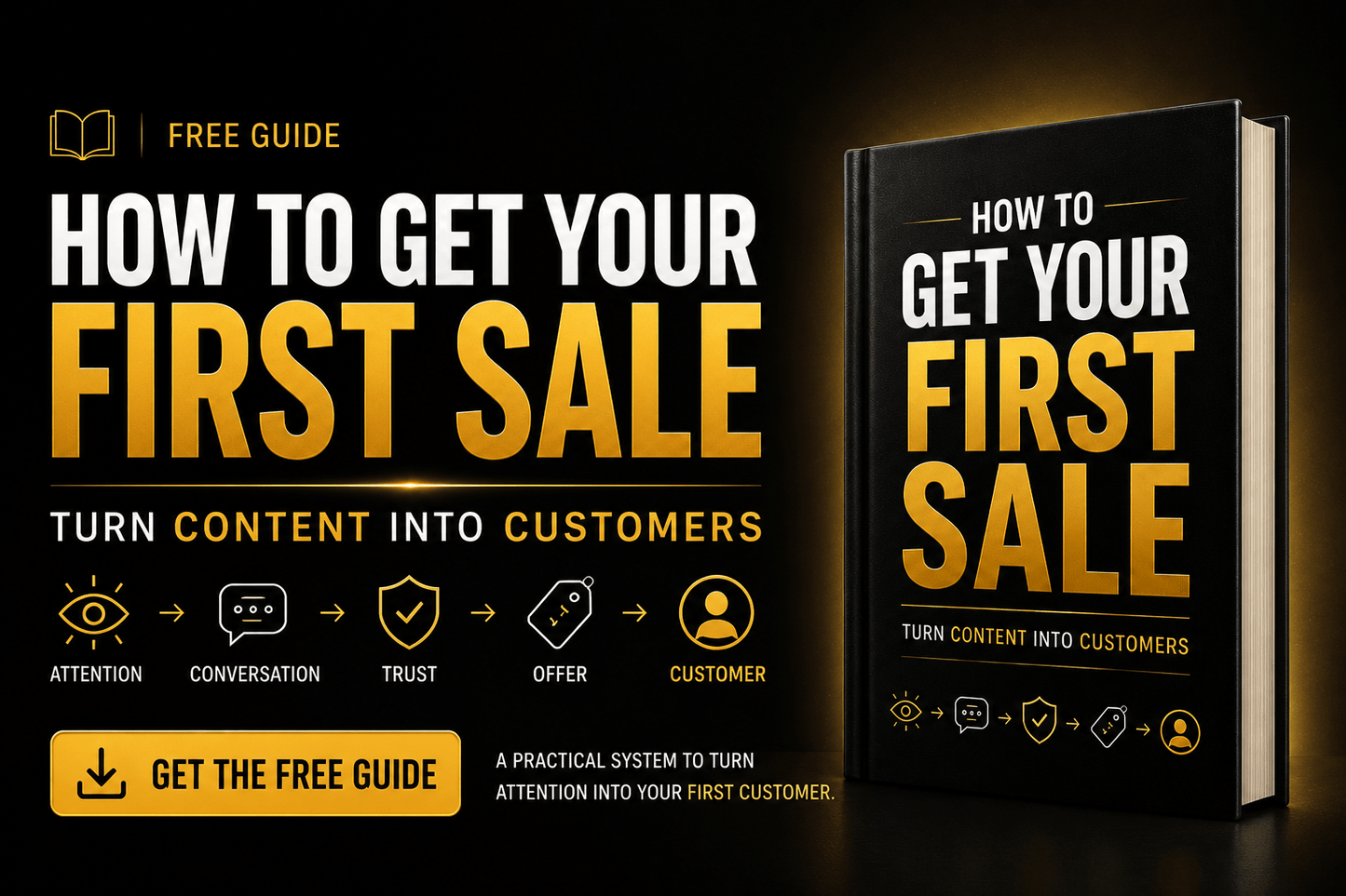 How to Get Your First Sale Book - Content Pays You